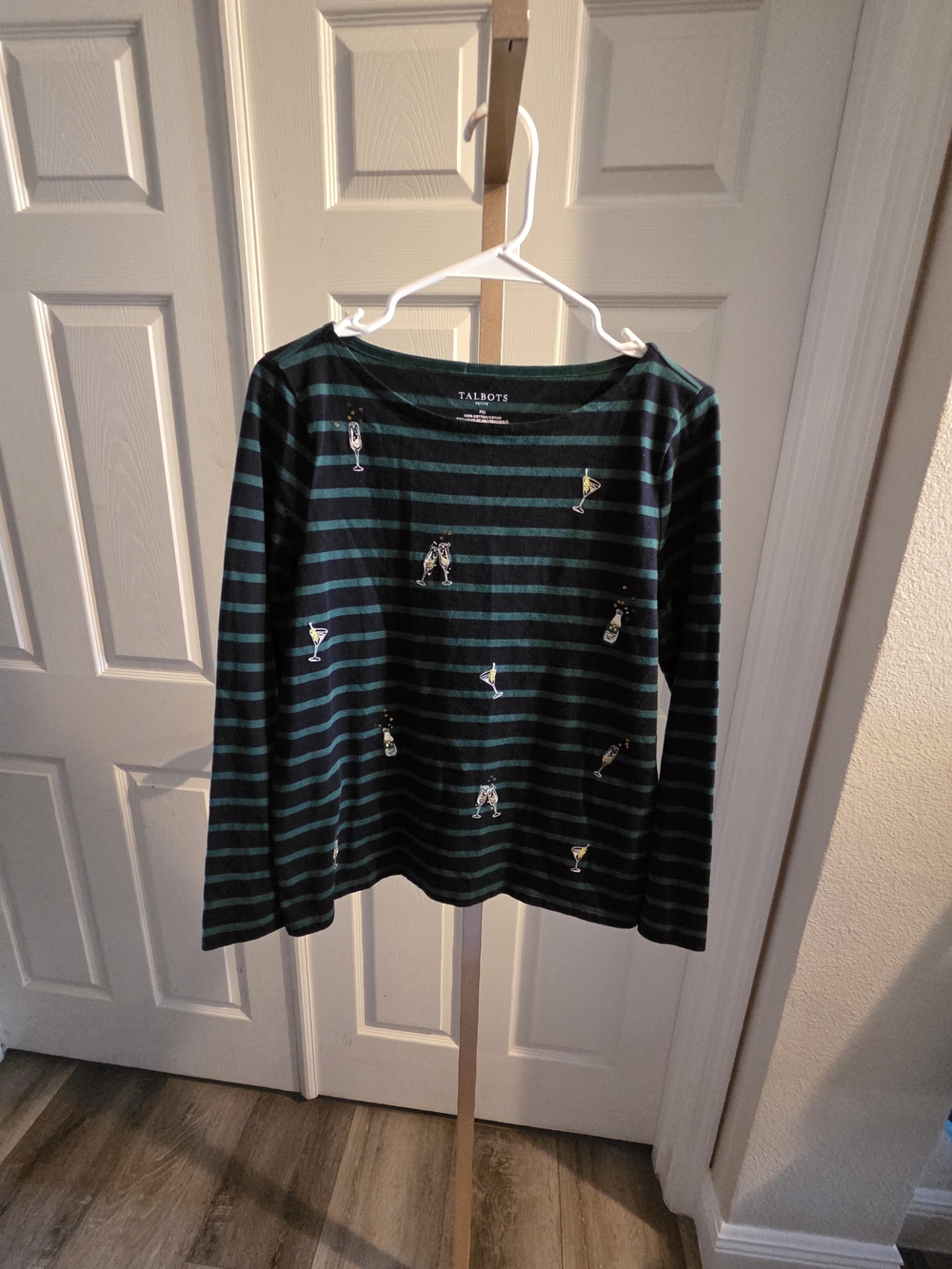 Talbots Embroidered Tee - Picture 4 of 7
